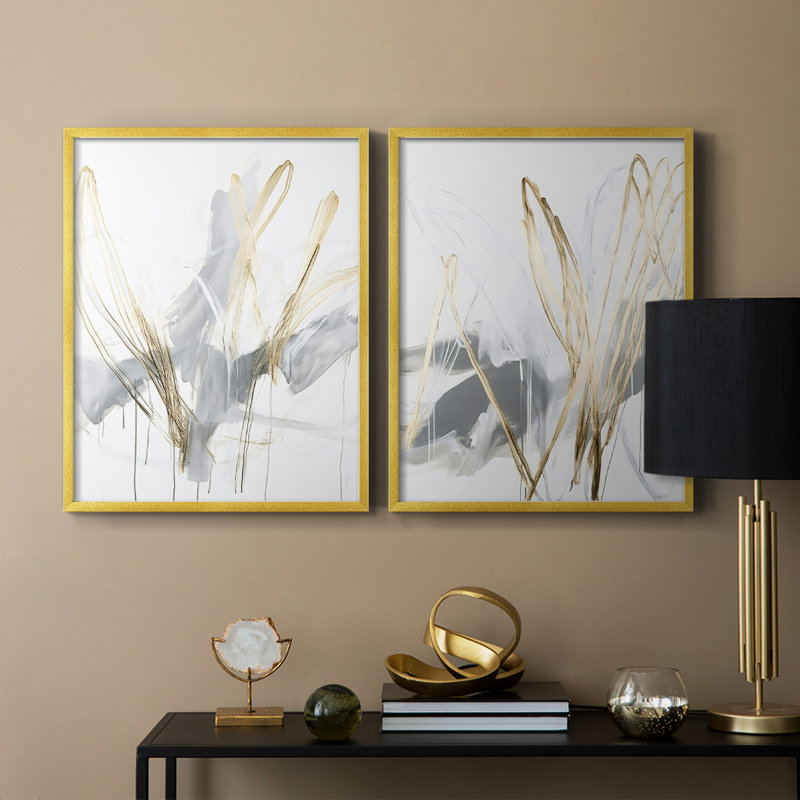 ABSTRACT Series DCCxxiii - reproduction encadrée de qualité supérieure - prête à être accrochée - aucun clou requis - aucun clou requis