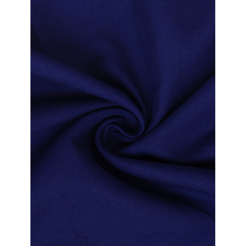 Microfiber Fitted Sheet, Navy Blue, Twin XL