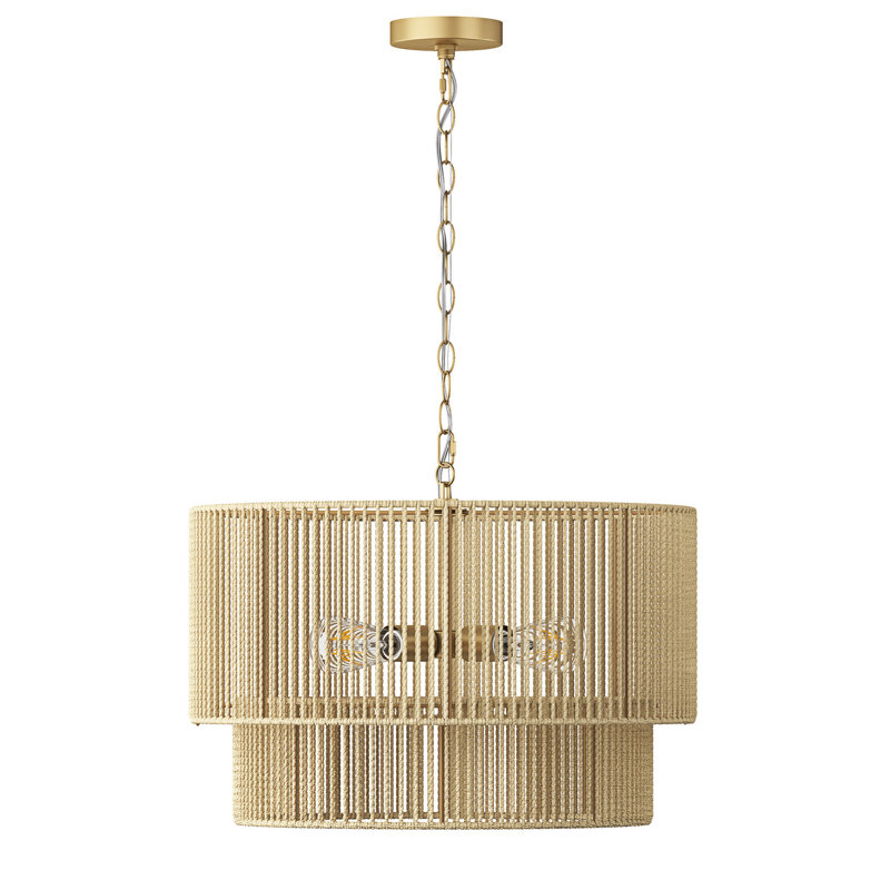 Lustre suspendu 4 lumières Weylon