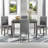 Dochas Dining Table Sets Included One Rectangular Table And 4 Chairs-105705824-105705826-105705831