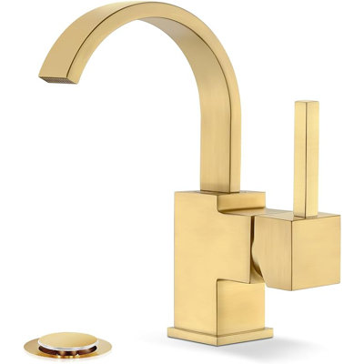 NO - Robinet de salle de bain monocorps et monocommande avec bonde