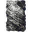Abstract Shag Black/Grey Area Rug-1059634415