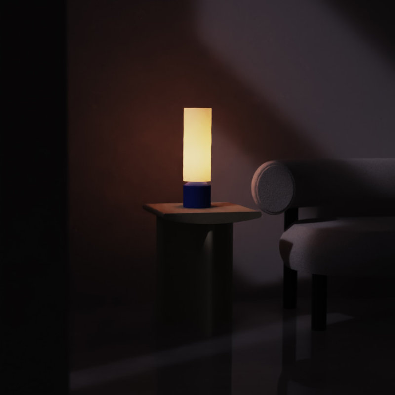 Lago Medium Table Light, Cobalt