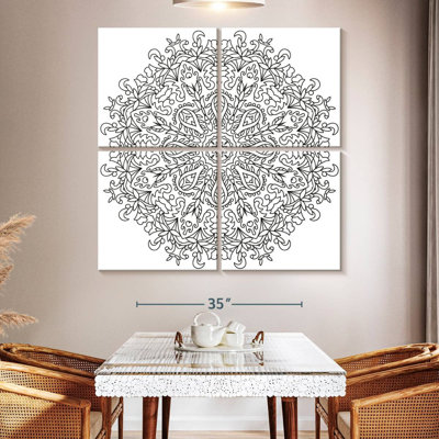 Mandala floral Kerner Boho