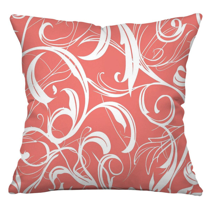 Coussin Swirls, H 14 po x l 14 po