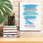  «Sideway 2 Pastel» par Farida Zaman, art mural sur toile, 12 po x 16 po