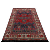 Burano Hand Knotted Wool Geometric Area Rug
