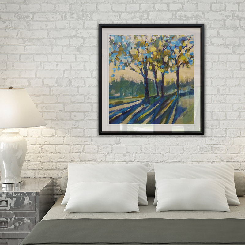 « long shadows », impression encadrée, H 30,5 po x l 30,5 po x P 1,5 po