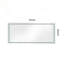 Miroir de salle de bain à DEL avec avant / rétroéclairage et antibuée, 72 po x 32 po