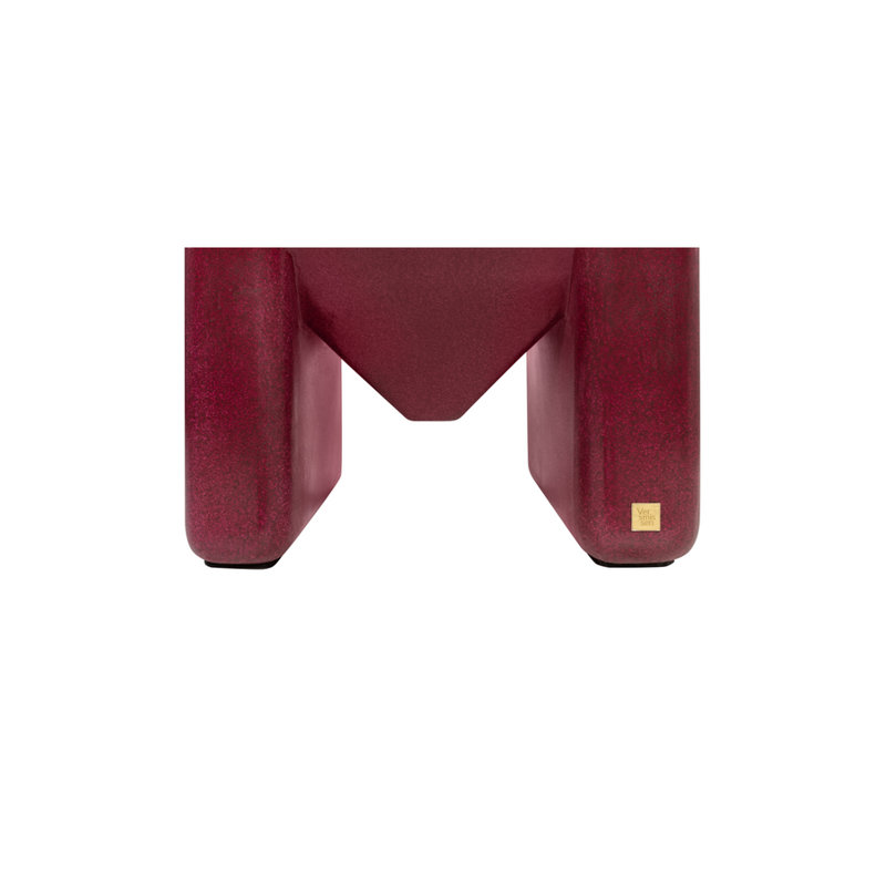 Table basse Prism, Rouge