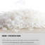Coussin blanc modulaire 100% polyester-109243645-109243650-109243647