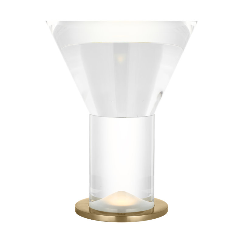 Beryl LED Table Lamp, Hand-Rubbed Antique Brass