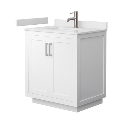 Miranda 30" Freestanding Single Bathroom Vanity with Cultured Marble Top