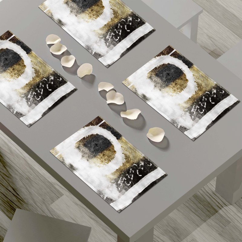 Napperon abstrait en polyester