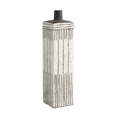 White 18'' Earthenware Table Vase