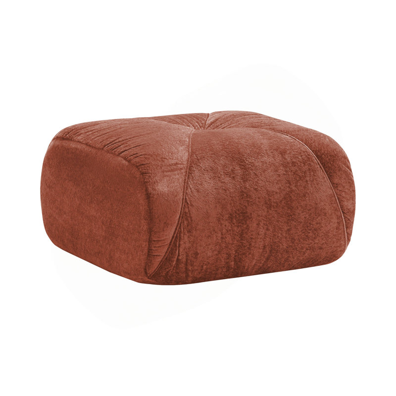 Repose-pieds moderne en velours, Red