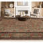 Hand Knotted Wool Oriental Area Rug in Ivory And Green