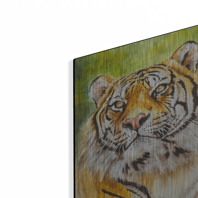 «Sumatran Tiger» par Barbara Keith, «Tigre de Sumatra» par Barbara Keith, H 16 po x l 12 po