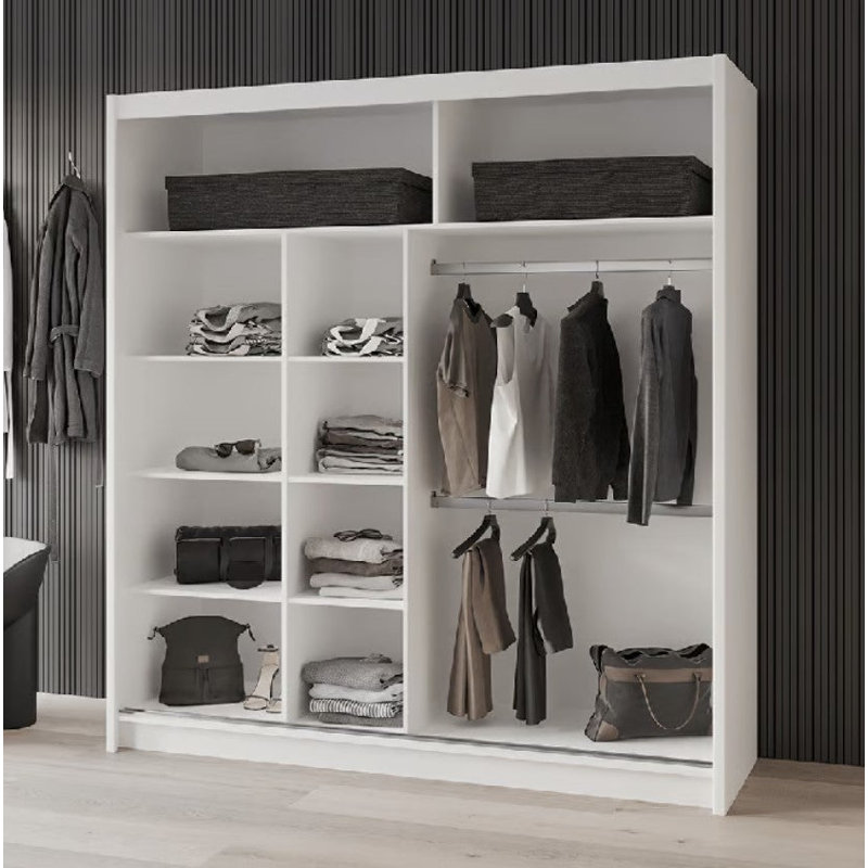 Bhopal Manufactured Wood Wardrobe, Oak