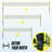 32ft, 26ft and 20ft Width and Height Adjustable Volleyball and Badminton Combo Set with Net