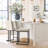 Upholstered Counter Stool with Steel Frame-54500708