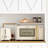 71''H Large Kitchen Pantry, Coffee Bar Cabinet With Microwave Shelf-88035206