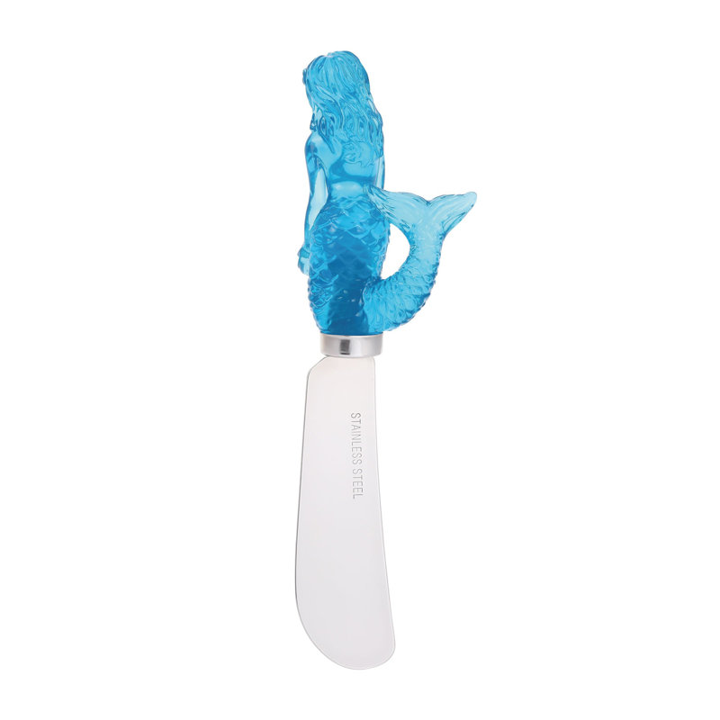 Mermaid Transparent Polyresin Cheese Spreader, S4