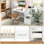 Bureau d'ordinateur avec tablettes et tiroirs