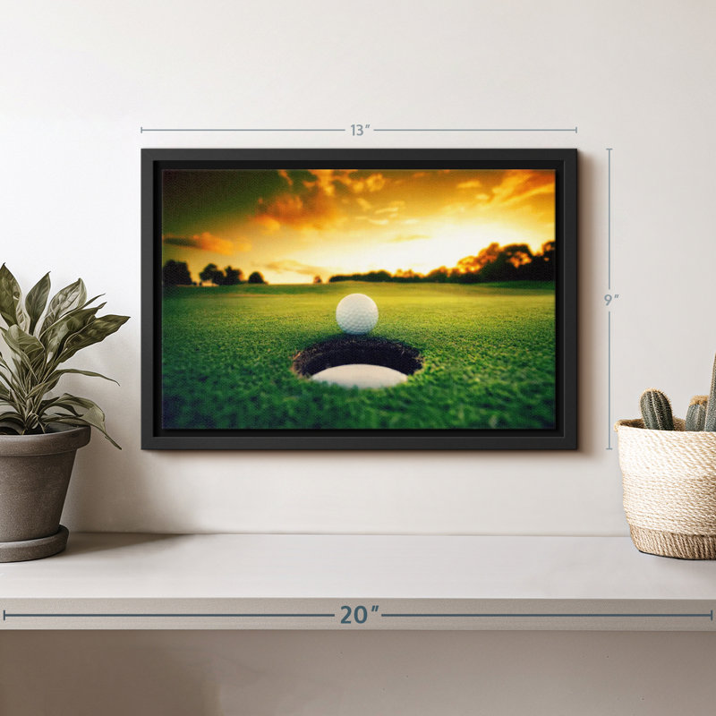«Golf Ball», H 13 po x l 9 po