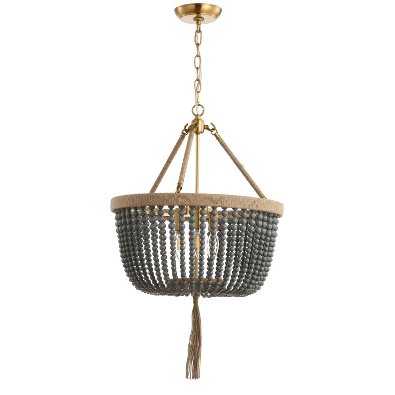 Lustre géométrique de style lanterne à 3 lumières Lipsey
