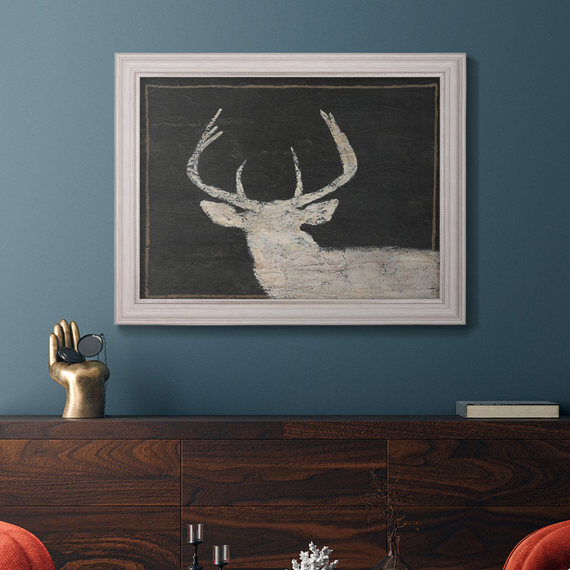 Chevron Brow Tine Deer I - reproduction de photo sur toile, H 29 po x l 41 po x P 2,5 po