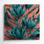 Abstrait floral 26, art mural sur toile noire-1768690268