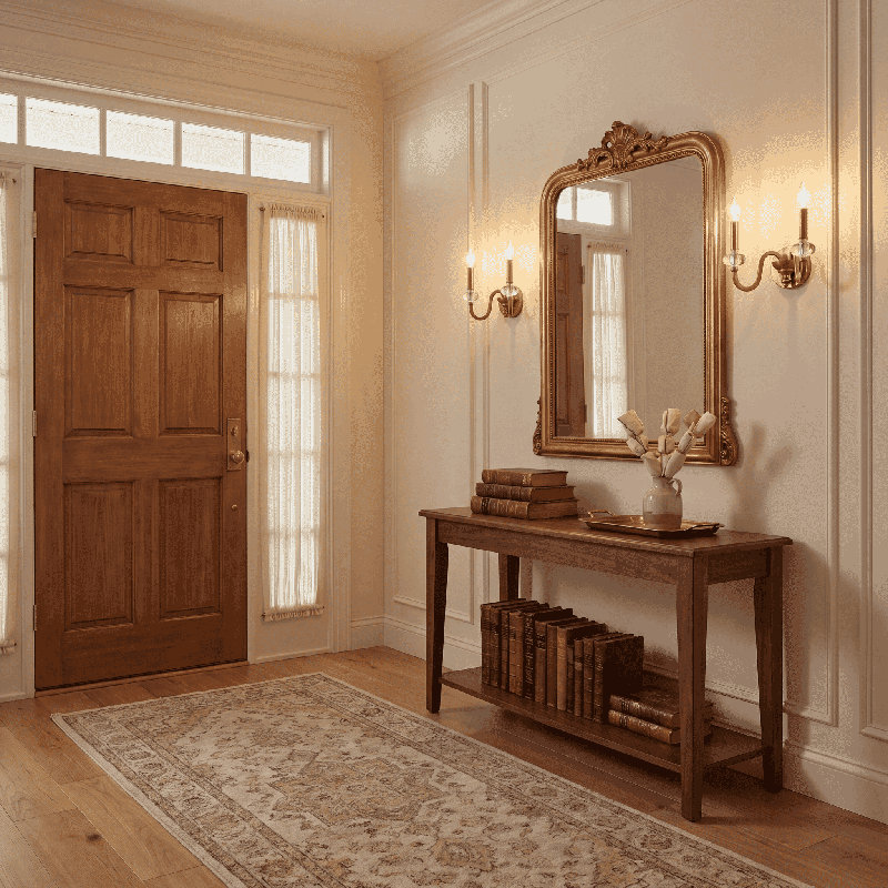 Kiea 2-Light Wall Sconce in Warm Brass