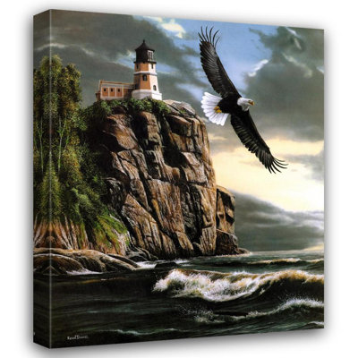 Aigle au-dessus du phare