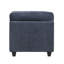 Chaise de salon en tissu chenille durable avec coussin décoratif bleu, design contemporain, 1pc-1624715873