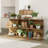 69" Rustic Brown Storage Console Table For Entryway