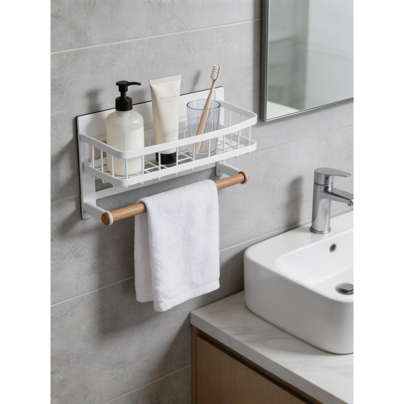 Freestanding Spice Rack, White