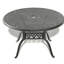 7-Piece All-Weather Cast Aluminum Dining Set, Include 6 Swivel Chairs and 48.03" Round Table With Black Frame-1385019944