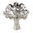 Cole And Grey Ceramic Glossy Tree Decorative Sculpture With Abstract Cutouts-1158589366