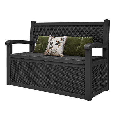 Balconera 130cm W 270L Lockable Storage Bench