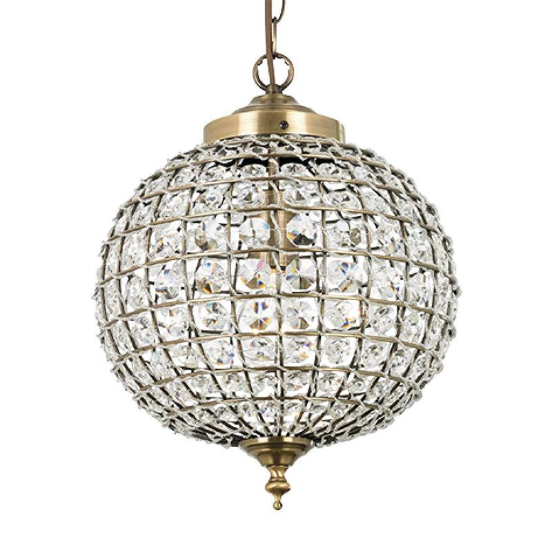 1 - Light Antique Brass Single Pendant