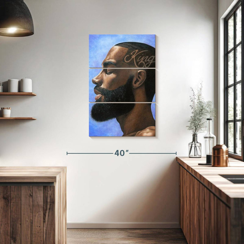 Leisha African King, 38" H x 24" W