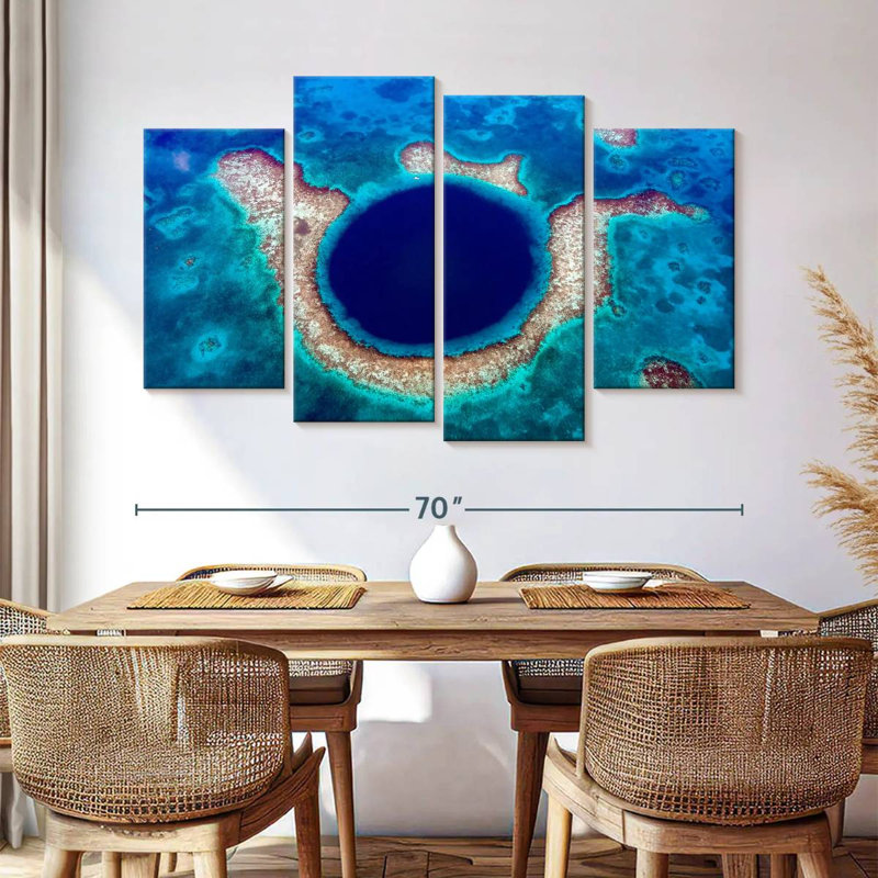 Grand trou bleu Harpa, H 42 po x l 68 po