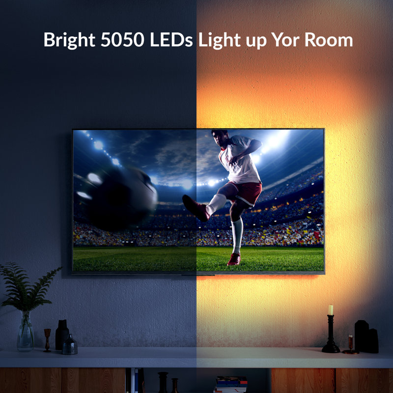 118'' RGB LED Strip Lights Under The Cabinet, Kitchen, Bed