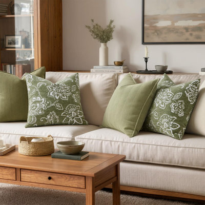 Floral Pillow Cover