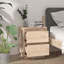 Garrell 40cm W Solid Wood Bedside Table-1043206356-1016906351