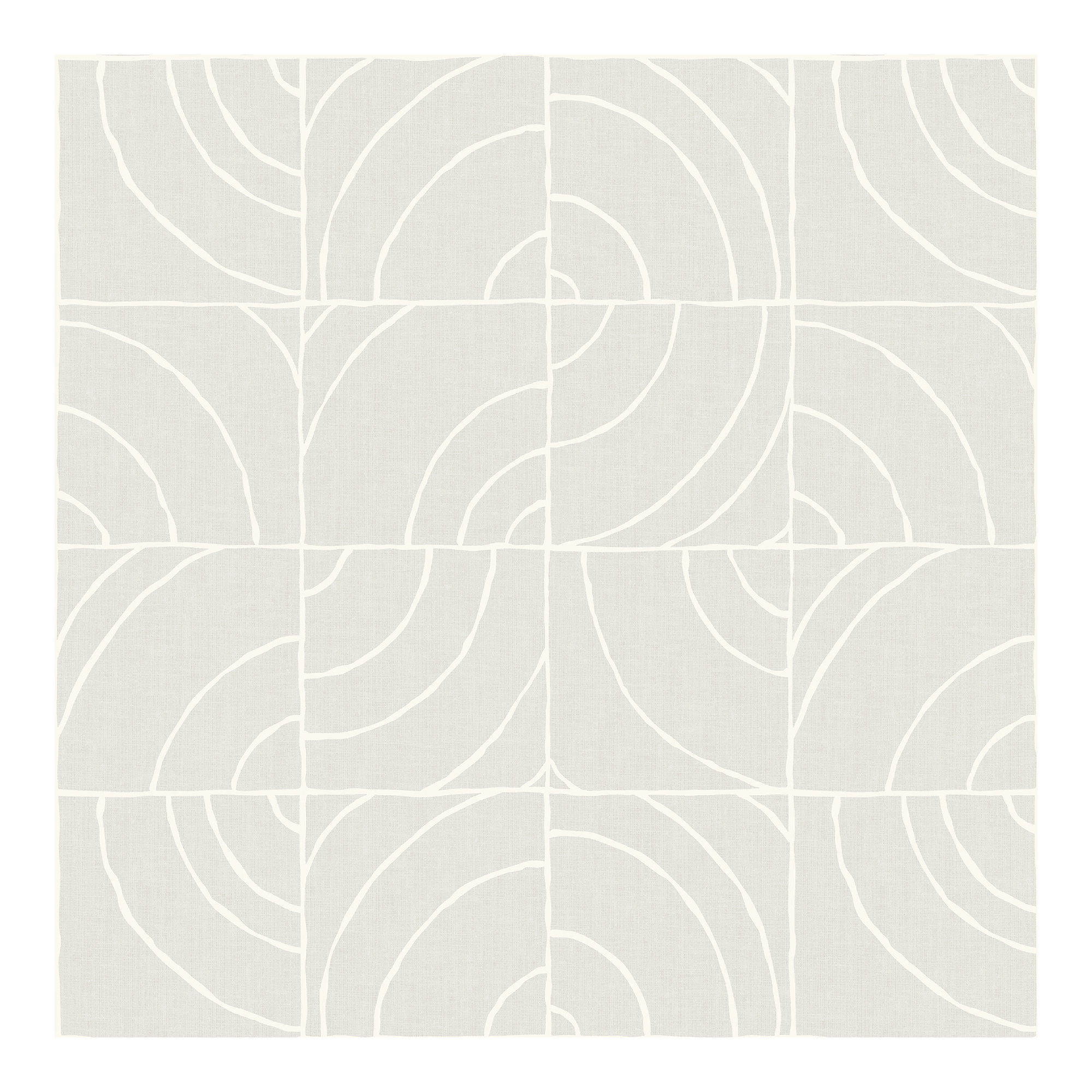Adalard Peel & Stick Geometric Wallpaper, Gray