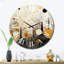 Horloge murale Chasyn - Collages abstraits-1315149786