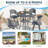 Readus Round Metal Outdoor Bar Table With Umbrella Hole , 35.4'' in. W 35.4'' in. D-83851794