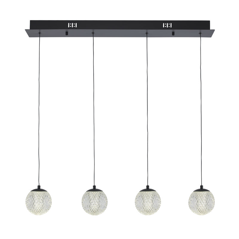 Laziah 4 - Light LED Linear Pendant
